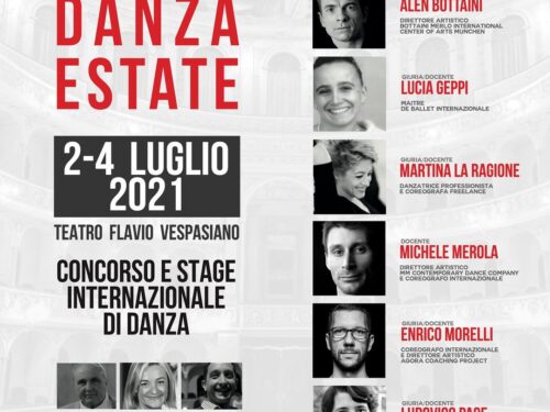 Rieti Danza Estate dal 2 al 4 luglio al Teatro Vespasiano